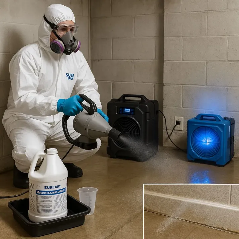 Sanitization and Odor Removal process in Myers Corner, NY