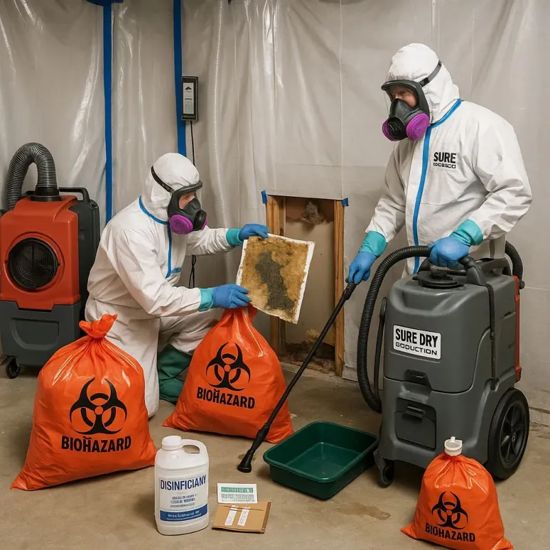 Contaminated Water Handling Protocols process in Myers Corner, NY
